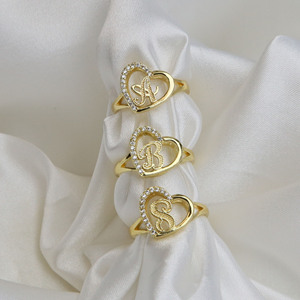 Винтажное кольцо с сердечком, 14 карат - Product Image 1