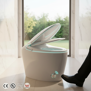 Asiento <span class=keywords><strong>de</strong></span> inodoro inteligente Wc con calefacción en forma <span class=keywords><strong>de</strong></span> huevo Inodoro inteligente Inodoro <span class=keywords><strong>de</strong></span> gravedad Armario <span class=keywords><strong>de</strong></span> agua <span class=keywords><strong>Baño</strong></span> Bidé Inodoro inteligente - Product Image 1