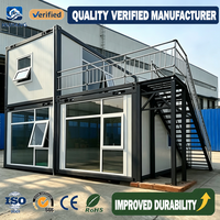 Conteneur modulaire de 20 pieds, vente directe du fabricant, conteneur mobile à plateau adapté aux villas/maisons/bureaux