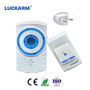 Sonnette sans fil moderne avec récepteur <span class=keywords><strong>carillon</strong></span> de porte enfichable pour appartement, école, hôpital, alimenté par batterie - Product Image 2