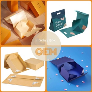 High Quality Custom Paper Gift Box Packaging Tear Away Strip Craft Paper <b>Display</b> Boxes Luxury Folding Gift Box - Product Image 2