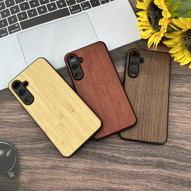 Luxury Shockproof Anti-Fall Wood Phone Protector Case Cover for Samsung Galaxy S22 S23 S24 S25 S26 Plus ULTRA