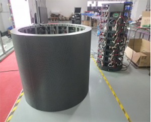 Écran publicitaire incurvé personnalisé TOALED 4K, colonne d'affichage LED cylindrique flexible pour intérieur - Product Image 5