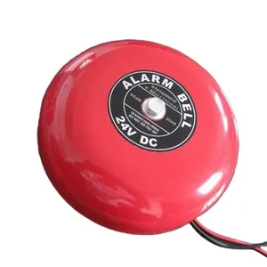 Bel Alarm Api Elektrik Antiair 24V, dengan Lampu Strobo Dapat Dipakai untuk Bel Alarm Sistem Alarm Api Konvensional