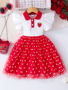 Wholesale Red Dress with White Polka Dots Quick-Drying & Breathable |  Alibaba.com