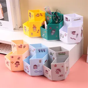 New coming ! Poland Newest Office school Home Brush Pen storage stationery for women girls,fancy pp pen holder and high-capacity Pencil stand