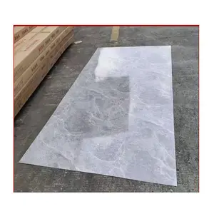 Lembar Kualitas Tinggi Harga Murah Laminasi Panel Tekstur Putih untuk Dekorasi Kamar Tidur Pvc Uv Papan Lembar Marmer