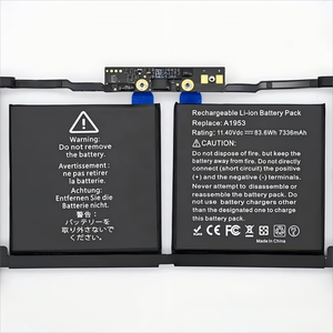 <span class=keywords><strong>Batterie</strong></span> haute capacité A1953 7336mAh compatible avec <span class=keywords><strong>MacBook</strong></span> <span class=keywords><strong>Pro</strong></span> 15" A1990 2017-2018, 500 cycles, longue durée de vie - Product Image 3