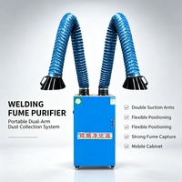 Extracteur de fumées de soudage portable à forte puissance d'aspiration pour système de purification des fumées de soudage en atelier – Utilisez l'air propre