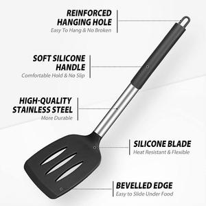 Espátula de Silicona con Agarre Cómodo, Resistente al Calor, Apta para Lavavajillas/Microondas/Horno, Diseño Moderno para Cocinar - Product Image 3