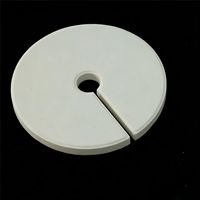 Bloc de mullite blanc résistant aux hautes températures pour éléments de fixation de four, avec taille personnalisable et service de découpe