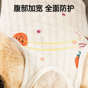 Traje de esterilización <span class=keywords><strong>para</strong></span> gatos, ropa protectora postoperatoria de poliéster con estampado de frutas <span class=keywords><strong>para</strong></span> gatos y <span class=keywords><strong>perros</strong></span> machos y hembras, <span class=keywords><strong>chaleco</strong></span> - Product Image 1