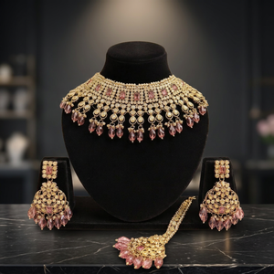 Elegant High Quality Zinc Alloy Gold-Plated Bridal Engagement Wedding Anniversary Party Gift Ethnic Fashion Zircon Jewelry <b>Set</b> - Product Image 2
