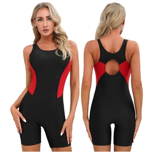Traje de baño de una pieza para mujer, mono elástico para natación, traje de baño para piscina, playa, surf, buceo, entrenamiento, juego, vacaciones - Product Image 3