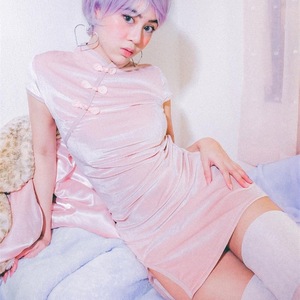 2024 nouveau noir chinois vêtements femmes Costume filles traditionnel Qipao Cheongsam classique dame robe - Product Image 4