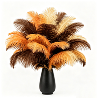 Plumes d'autruche de 40-45 cm, décorations pour costumes de carnaval, décoration de table, plumes d'autruche teintées pour mariage