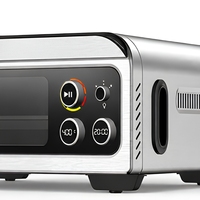 Four à friture sans air 18L 400°C 3-en-1 avec grill à pizza et contrôle numérique, appareil de cuisine professionnel