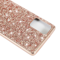 Uslion — coque à paillettes pour téléphone portable, étui de luxe en TPU, peinture à l'huile métallique, pour iPhone, Samsung, Huawei, Oneplus, 2022