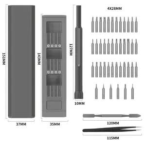 Gốc 45 trong 1 có thể tháo rời và có thể sạc lại chính xác từ tính sửa chữa máy tính công cụ thiết lập