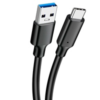 Kabel Data USB3.2 10Gbps Kecepatan Tinggi USB-A/Type-C untuk SSD/HDD Ponsel & Tablet (iPhone 15 iPad)-Gen2 Flashing