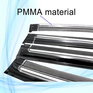 Nouvelle conception de pare-soleil pour fenêtre de voiture, déflecteurs de vent et anti-insectes pour Honda Civic 2017-2019 - Product Image 3