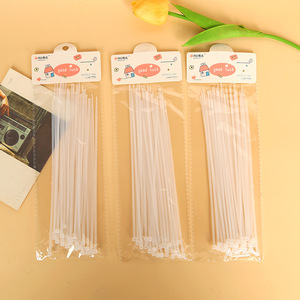 Bridas de nailon de 0.5mm blancas y negras de 10cm, 15cm, 20cm, 25cm, 30cm, correas de plástico autoblocantes de grado industrial para el hogar - Product Image 3