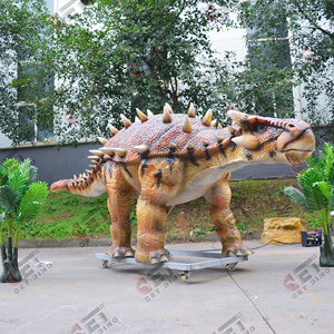 Parque de Atracciones Halloween Animatronics dinosaurio modelo silicona impermeable personalizado acero marco Technics goma dinosaurio - Product Image 2