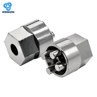 Mur Pengunci Chainwheel M620 Rays Lock Rc untuk Velg Roda Sepeda, Mur Baja Tahan Karat untuk Mur Depan Sepeda
