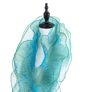 ZSY 12cm gradient Ruffle three-dimensional fold large lace Organza FABRIC decorative accessories