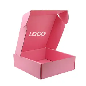 Folding Kraft Mailing Shipping Boxes Gift Corrugated Packaging Mailer Shipping Paper Box With Logo