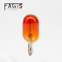 Ampoules de tableau de bord de voiture T10 W5W 12V 3W 5W 194 158 ambre pour clignotants