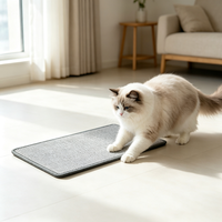 Arbre à chat moderne de luxe réglable et écologique avec matériau en sisal, montage facile et design mignon pour usage intérieur