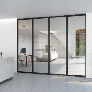 As2047 Australia tiên phong giải pháp cách âm gấp ba cửa kính bên ngoài accordion cửa nhôm trượt cửa - Product Image 3