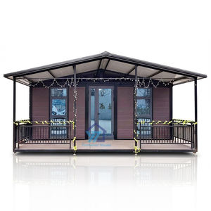 <span class=keywords><strong>Maison</strong></span> conteneur mobile pliable et extensible en acier léger préfabriquée avec terrasse pour le camping et les projets extérieurs - Product Image 6