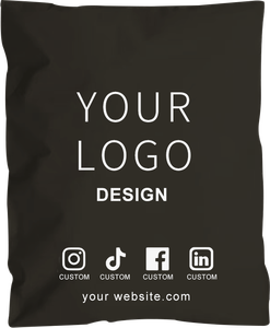 Sacs d'expédition écologiques personnalisés 24x24, imperméables, recyclés, imprimés sur mesure, sacs poly-mailers mixtes - Product Image 1