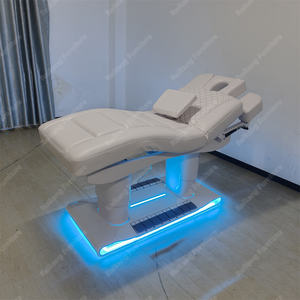 طاولة حديثة قابلة للتعديل لتدفئة الوجه 4 محركات فاخرة قابلة للتعديل في صالون العلاج الطبي طاولة تدليك سبا - Product Image 6