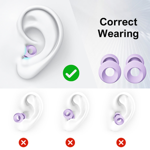 Tapones de silicona silenciosos y personalizables con logo, 4 tamaños, para tiro, natación, protección auditiva, sueño, con función plegable incluida - Product Image 3