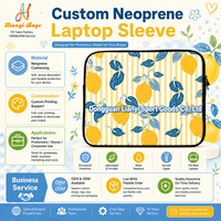 Housse de protection pour ordinateur portable en néoprène personnalisée en usine, sac rembourré pour ordinateur portable, housse anti-rayures, sac intérieur pour MacBook Chromebook tablette OEM
