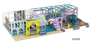 Equipo de Juego Interior Comercial Personalizado para Niños con Tobogán, Piscina de Pelotas y Laberinto de Escalada para Centros de Juego y Cafeterías - Product Image 4
