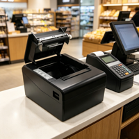 Imprimante thermique directe 80 mm pour l'impression de reçus dans les supermarchés, restaurants et commerces de détail, avec interface USB, en stock