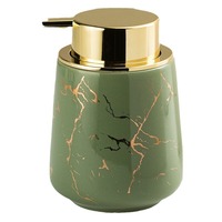 Distributeur de savon liquide en céramique moderne et luxueux, écologique, avec pompe pour salle de bain d'hôtel, savon pour les mains