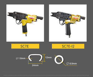 مسدس حلقة <span class=keywords><strong>C</strong></span> Meite أدوات ستابلر هوائي SC7E - Product Image 4