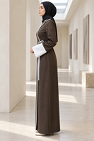 Robe longue et chemisier enveloppant EVE012 – Vêtements musulmans haut de gamme, style décontracté pour le quotidien