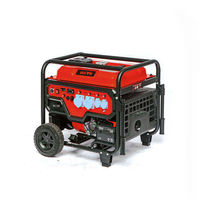Générateur d'électricité portable à essence BISON, démarrage automatique, démarrage par lanceur, 220V, 194, 36L, 83dB, monophasé, 18Hp, 9.0Kva, 9000W, 4 temps, inverseur