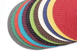Vente directe d'usine de sets de table en PP tissés à la main de luxe, adaptés aux fêtes, aux décorations de table et aux réunions de famille - Product Image 2