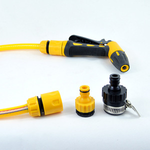 Pistola de Agua Amarilla Multifuncional de Plástico Resistente de Alta Presión (1000pa) con Cabezal de 5m para Lavado y Cuidado de Autos, Uso Manual - Product Image 2