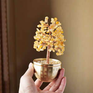 थोक प्राकृतिक पत्थर का अवगुण फेंग शुई के साथ पैसे के पेड़ का चिप्स - Product Image 6