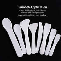 1 Buah Spatula Krim Mata Plastik PP, Alat Kosmetik DIY, Sendok Masker, Multi Ukuran untuk Perawatan Kulit Kecantikan
