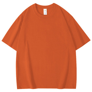 Wholesale Custom Logo Blank <b>Tshirts</b> Drop Shoulder <b>Men</b> Cotton Tee Plain Oversized Boxy Unisex Streetwear t Shirts - Product Image 4
