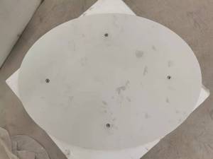 Mesa de Estilo Moderno con Cubierta de Cuarzo, Piedra Artificial con Precio Bajo, Cuarzo Negro - Product Image 6